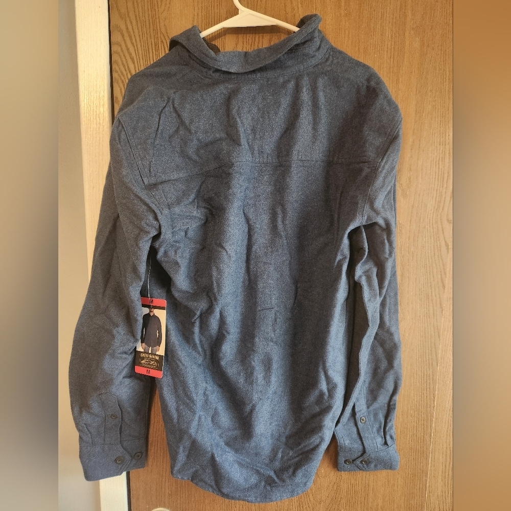 Grizzly Mountain Men's Blue Flannel - Picture 4 of 5